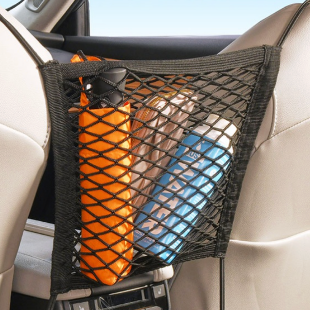 Der Net Pocket Auto-Organizer | Beste hängende Netzaufbewahrung