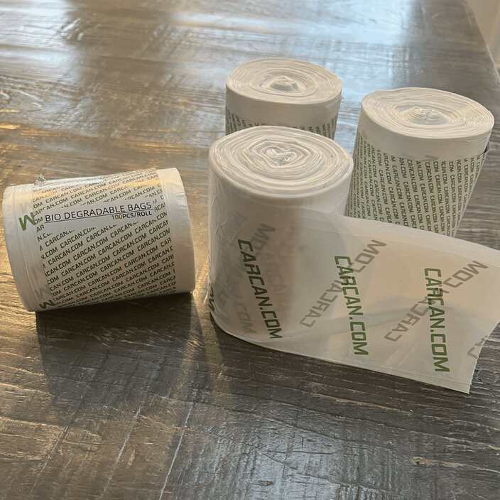 100 बायो बैग लाइनर्स