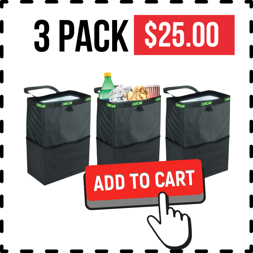 3 Pack CarCan