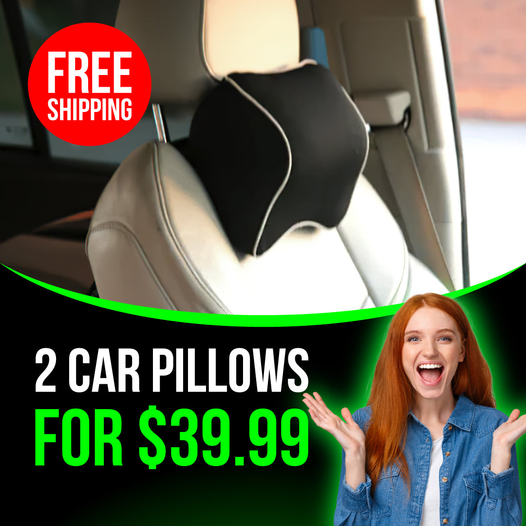 2 CAR PILLOWS