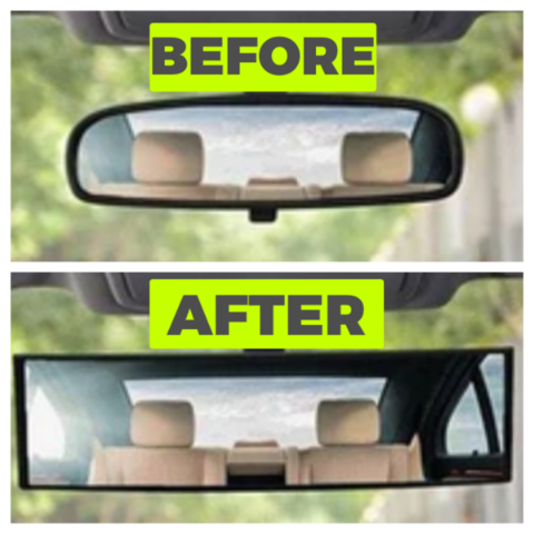The CarCan Best Extra Wide-angle Mirror for Car