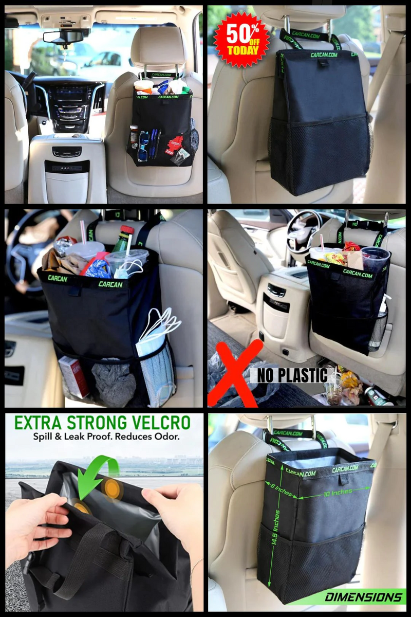 The Original CarCan™ Car Trash Can